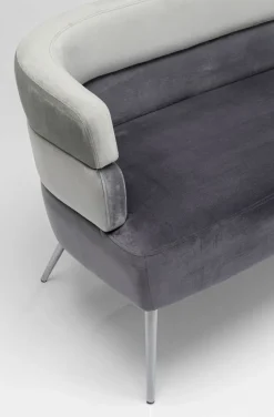 Sofa Sandwich 2 Os. 125 Cm Szara*KARE Design Outlet