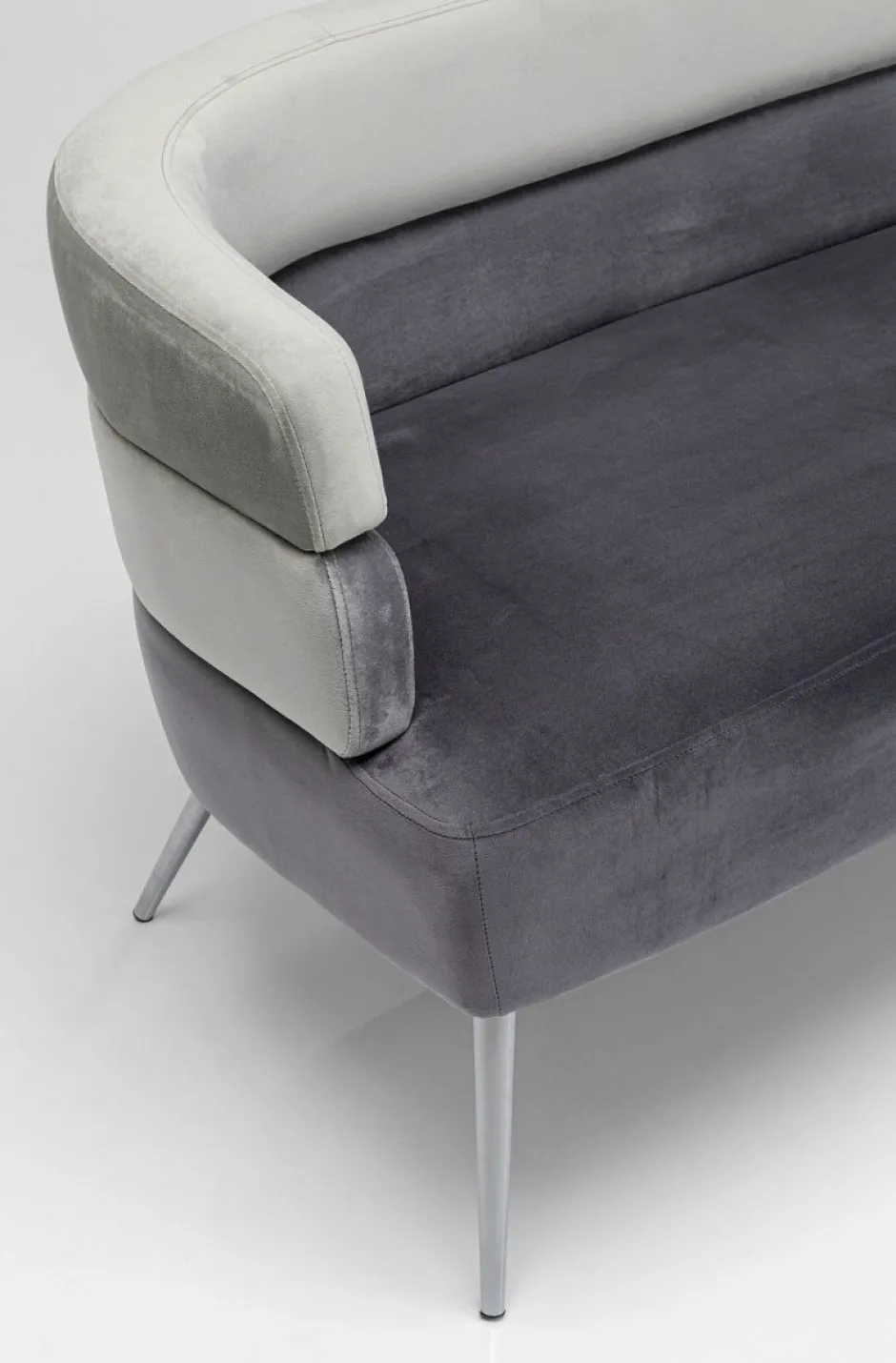 Sofa Sandwich 2 Os. 125 Cm Szara*KARE Design Outlet