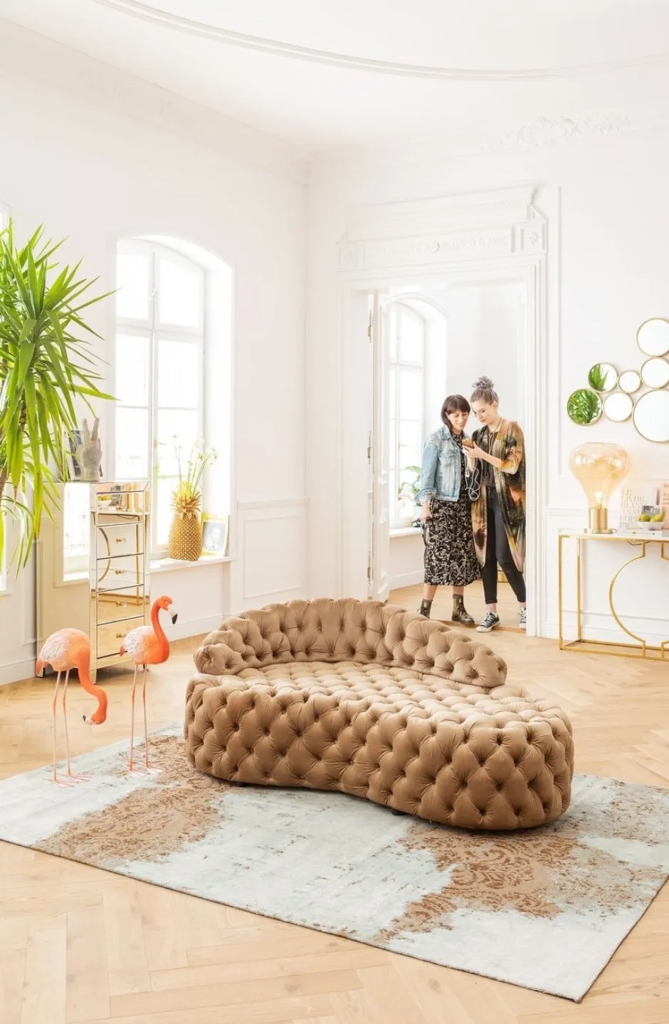 Sofa Santa Barbara 162x65 Cm Beżowa*KARE Design Hot