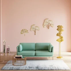 Sofa Shirly 3 Os. 221 Cm Miętowa*KARE Design Discount