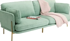 Sofa Shirly 3 Os. 221 Cm Miętowa*KARE Design Discount