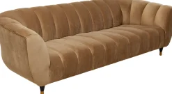 Sofa Spectra 245x71 Cm Brązowa Welurowa*KARE Design New