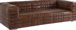 Sofa Square Dance 234x112 Cm Skóra Naturalna*KARE Design Outlet