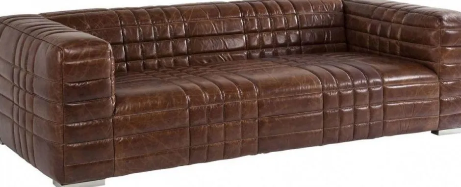 Sofa Square Dance 234x112 Cm Skóra Naturalna*KARE Design Outlet