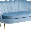 Sofa Water Lily 2 Os. 132 Cm Aqua*KARE Design Sale