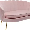 Sofa Water Lily 2-os. 132 Cm Jasnoróżowa*KARE Design