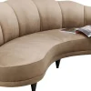 Sofa Welurowa 3-osobowa 233 Cm Beżowa*KARE Design Best