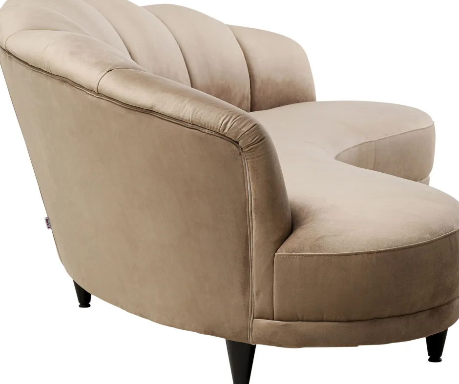 Sofa Welurowa 3-osobowa 233 Cm Beżowa*KARE Design Best