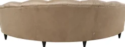 Sofa Welurowa 3-osobowa 233 Cm Beżowa*KARE Design Best