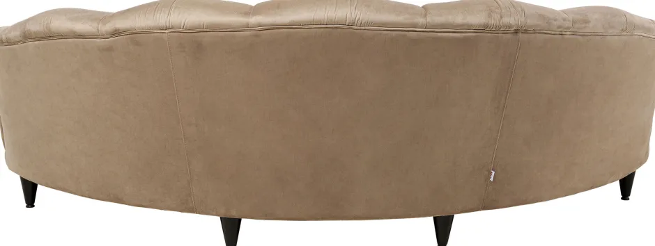 Sofa Welurowa 3-osobowa 233 Cm Beżowa*KARE Design Best