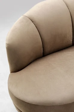 Sofa Welurowa 3-osobowa 233 Cm Beżowa*KARE Design Best