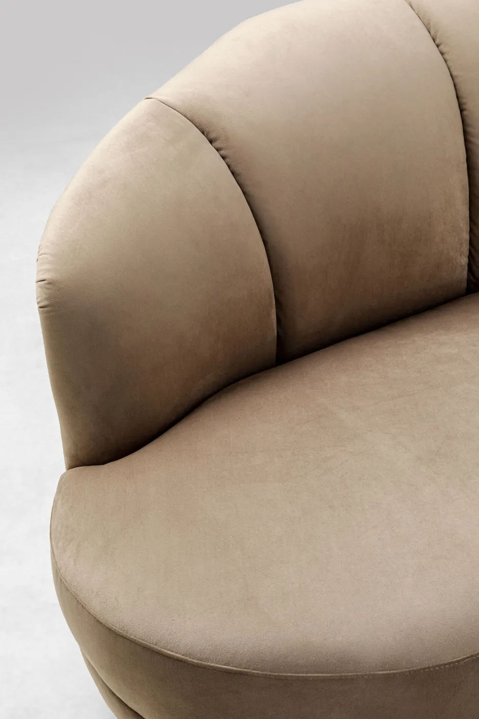 Sofa Welurowa 3-osobowa 233 Cm Beżowa*KARE Design Best