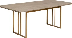 Stół Cesaro 200x100 Cm Naturalny - Nogi Złote*KARE Design Best
