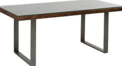 Stół Conley 180x90 Cm Brązowy Nogi Stalowe*KARE Design New
