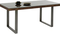 Stół Conley 180x90 Cm Brązowy Nogi Stalowe*KARE Design New