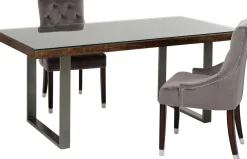 Stół Conley 180x90 Cm Brązowy Nogi Stalowe*KARE Design New