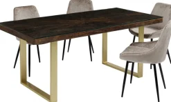 Stół Conley 180x90 Cm Nogi Mosiężne*KARE Design Online