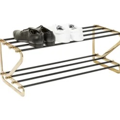 Stojak Na Buty Walk 84x34 Cm Czarno-złoty*KARE Design Hot