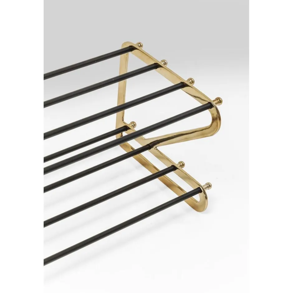 Stojak Na Buty Walk 84x34 Cm Czarno-złoty*KARE Design Hot