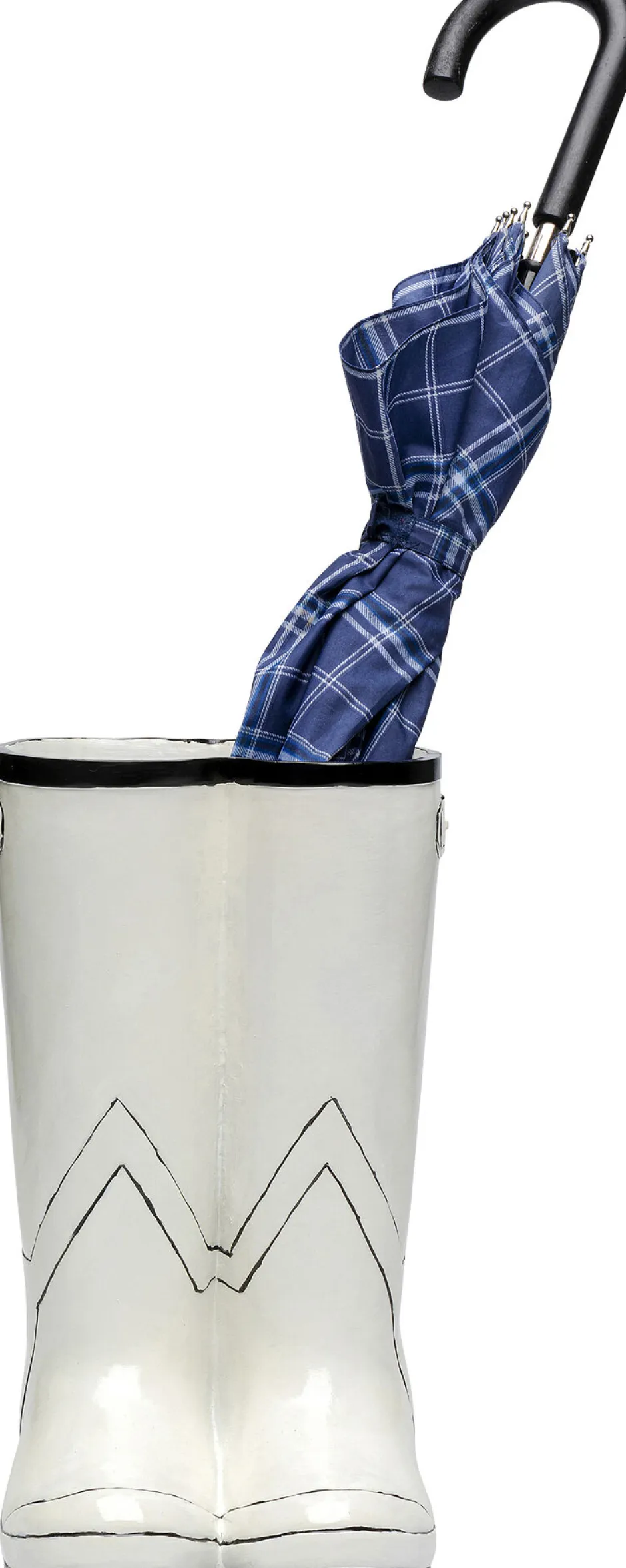 Stojak Na Parasole Biały Kalosze 25x39 Cm*KARE Design Online