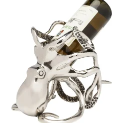 Stojak Na Wino Octopus 17x24 Cm Srebrny*KARE Design Best