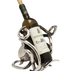 Stojak Na Wino Octopus 17x24 Cm Srebrny*KARE Design Best