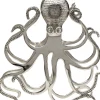 Stojak Na Wino Srebrny Z Aluminium Kształt Ośmiornicy 44x49 Cm*KARE Design New