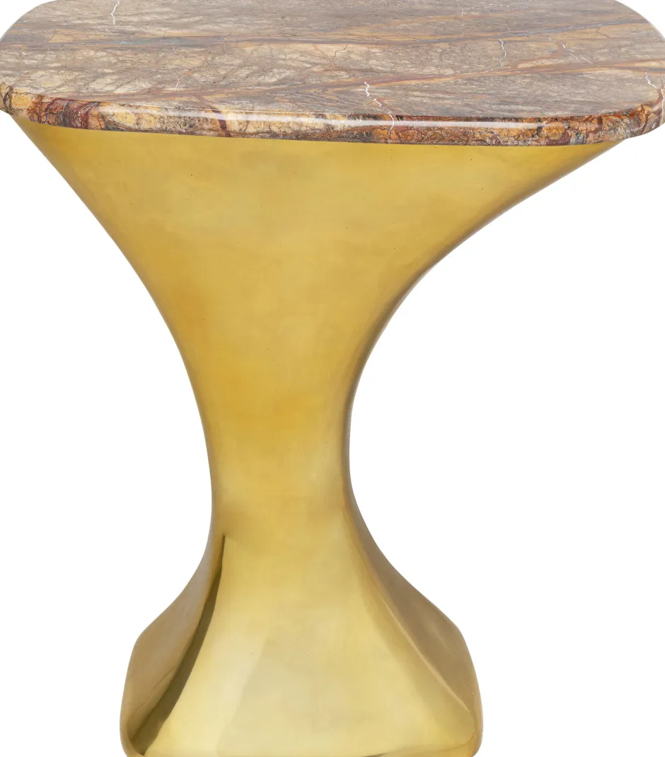 Stolik Alerio 45x55 Cm - Blat Marmur*KARE Design Sale