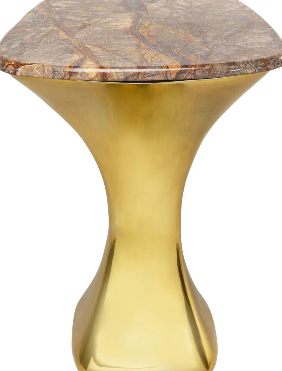 Stolik Alerio 45x55 Cm - Blat Marmur*KARE Design Sale
