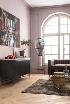 Stolik Beam White Marble Ø32 Cm Biały*KARE Design Best