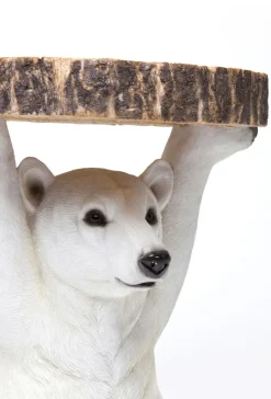 Stolik Bear ∅37 Cm Biały*KARE Design Sale