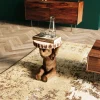 Stolik Elephant ∅36 Cm Brązowy*KARE Design