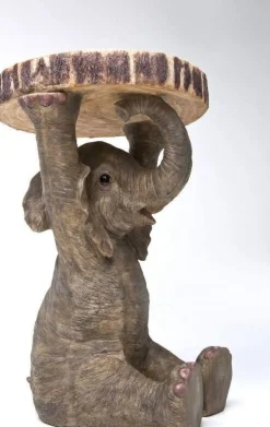 Stolik Elephant ∅36 Cm Brązowy*KARE Design