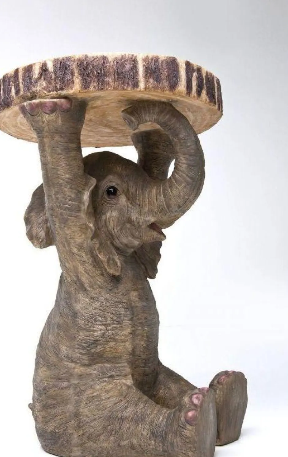 Stolik Elephant ∅36 Cm Brązowy*KARE Design