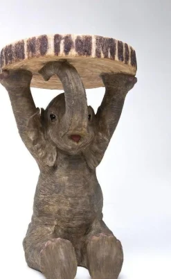 Stolik Elephant ∅36 Cm Brązowy*KARE Design