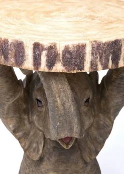 Stolik Elephant ∅36 Cm Brązowy*KARE Design