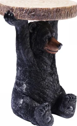 Stolik Kawowy Animal Mini Bear 25x36 Cm Czarny*KARE Design Clearance