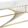 Stolik Kawowy Art Marble 140x70 Cm Blat Szklany*KARE Design Sale