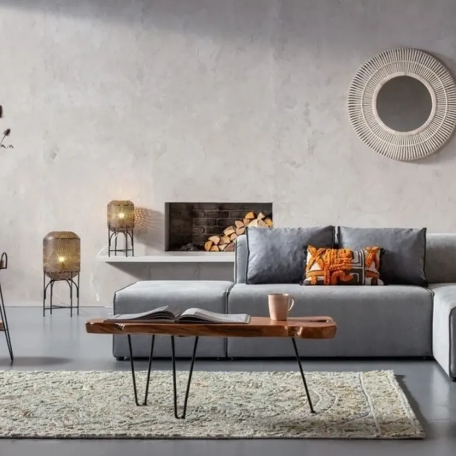 Stolik Kawowy Aspen 106x40 Cm Drewniany*KARE Design Outlet