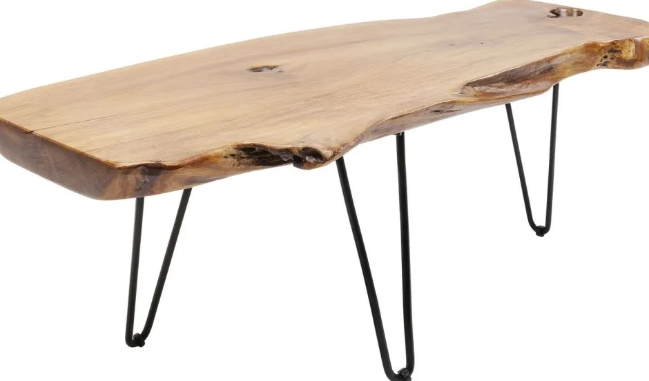 Stolik Kawowy Aspen 106x40 Cm Drewniany*KARE Design Outlet