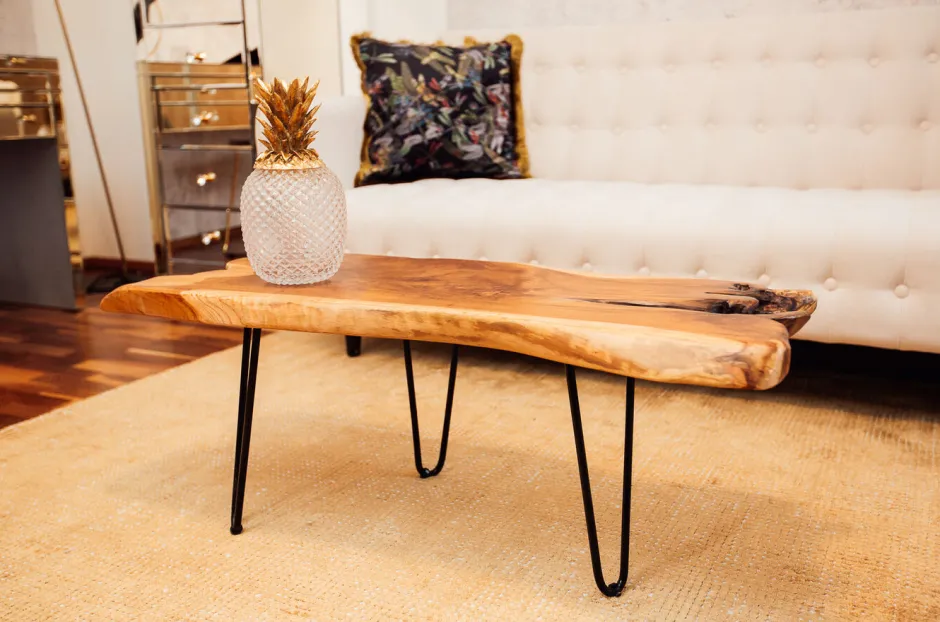 Stolik Kawowy Aspen 106x40 Cm Drewniany*KARE Design Outlet