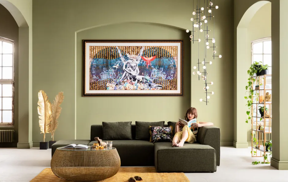 Stolik Kawowy Cesta Ø105 Cm Złoty*KARE Design New