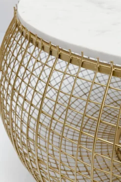 Stolik Kawowy Cesta Marbel Ø100 Cm Złoty*KARE Design Best
