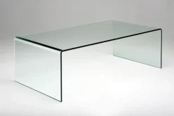 Stolik Kawowy Clear Club 120x60 Cm Ciemnoszary Transparentny*KARE Design Discount