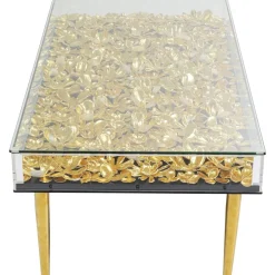 Stolik Kawowy Gold Flowers 120x60 Cm*KARE Design Clearance