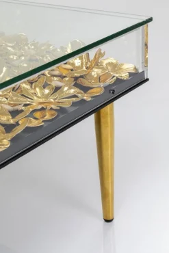Stolik Kawowy Gold Flowers 120x60 Cm*KARE Design Clearance