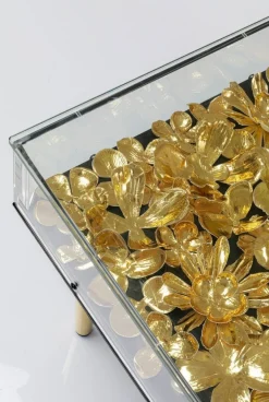 Stolik Kawowy Gold Flowers 120x60 Cm*KARE Design Clearance