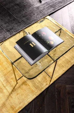 Stolik Kawowy Ice Double 63x46 Cm Blat Szklany*KARE Design