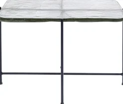 Stolik Kawowy Ice 63x46 Cm Czarny - Blat Szklany*KARE Design New