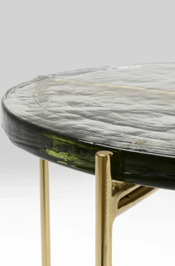 Stolik Kawowy Ice Ø40xH50 Cm Blat Szklany*KARE Design Sale